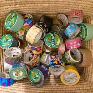 39 Rolls of Unused and Used Duck Tape